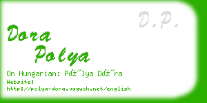 dora polya business card